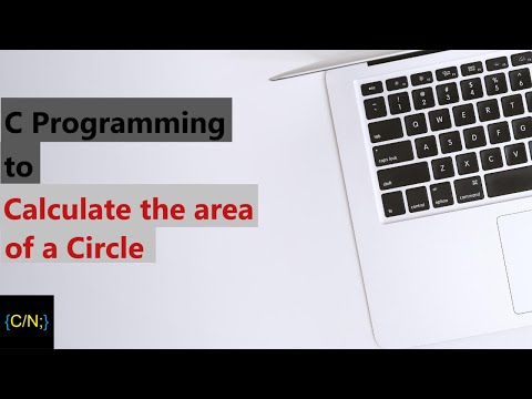 C Programming To Calculate The Area Of A Circle