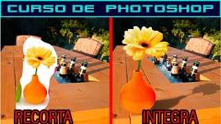 Como recortar una imagen y pegarla en otra en Photoshop con forma