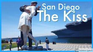 San Diego, the Kiss statue