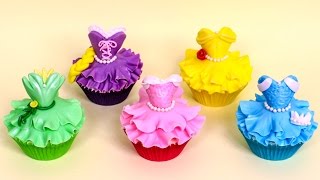 DIY Disney Princess CUPCAKES - How to make by CakesStepbyStep
