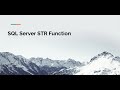 SQL Server  STR Function Tutorial