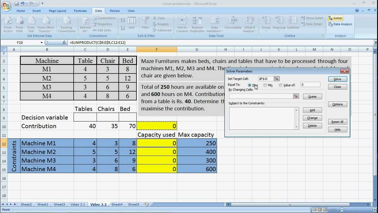 Excel Solver Function Doesnt Display Pagdetroit