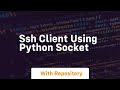 ssh client using python socket