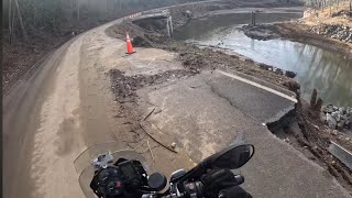 Christmas Day ride in Green Mountain and Relief NC area-Helene’s EPIC DESTRUCTION 3 months later