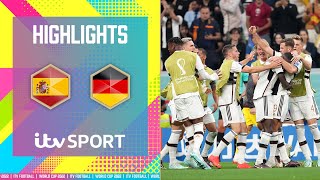 Download Mp3 HIGHLIGHTS Germany keep their hopes alive with a draw against Spain World Cup 2022