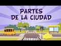 Parts of the City in Spanish for Children | Educational Videos for Kids