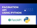 Build A Pagination API with FastAPI and Python (under 10 minutes!)