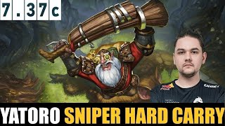 🤯YATORO [SNIPER] CARRY 7.37C- DOTA 2 HIGHEST MMR MATCH#dota2   #dota2gameplay  #yatorodota2