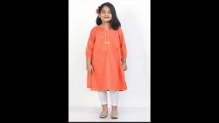 Khaadi New Arrival kids Embroidered Kurta With Pants Collection | Fashion World