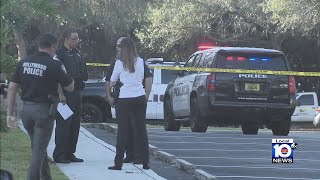 Police conduct homicide investigation at Hollywood business