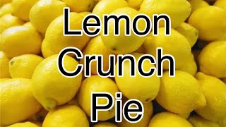 Lemon Crunch Pie