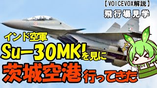 【VOICEVOX旅行記】インド空軍のＳｕ30MKIを見に茨城空港に行ってみた。