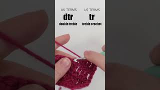 How to Double Treble Crochet (US Treble): dtr, tr #crochettutorial