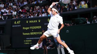 Roger Federer v Thomas Berdych | Wimbledon 2017 SF Highlights