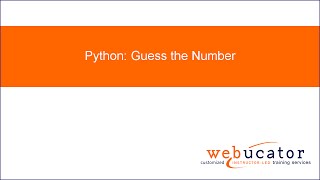 Python: Guess the Number