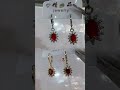 beautiful earrings 白k u0026黄色底红宝石耳环、万款首饰