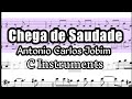 Chega de Saudade Flute Violin Sheet Music Backing Track Play Along Partitura