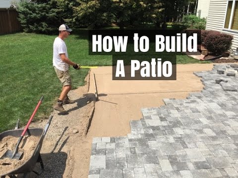 How to Build a Patio - An easy Do it Yourself Project How to Build a Patio - An easy Do it Yourself Project