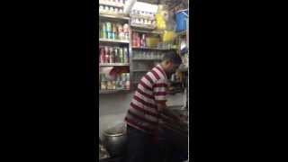 Making Chai in Little India, Singapore