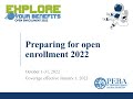 2022 Open enrollment