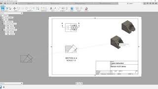 Fusion 360  Section and Auxiliary