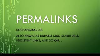 Permalinks