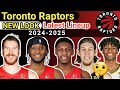 Toronto Raptors- Final ROSTER Details 2024-25 | Raptors Lineup 2024-25