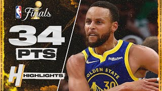 Stephen Curry 34 PTS 6 THREES Full Highlights vs Celtics in Game 6 🔥