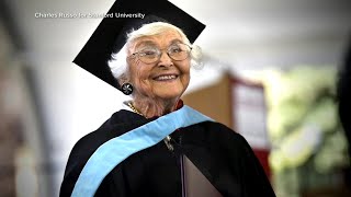 105-year-old great-grandmother receives master's degree from Stanford University