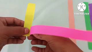 origami: easy slinky spring rainbow/ pepper origami