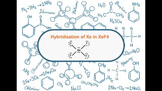 Hybridisation of Xenon in xenon tetrafluoride /hybridisation of Xe in XeF4