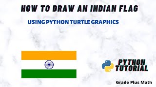 How to draw an Indian Flag using turtle graphics in Python