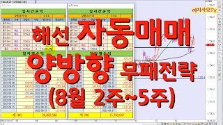 2계좌를 이용한 양방향 헤지매매 전략, 전파동 8월매매