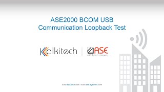ASE2000 BCOM USB Communication Loopback Test