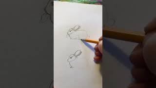 Directed draw- how to draw an Easter bunny