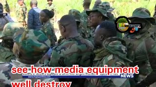 Asem asi!!! Group of Ghana amy force clashes at galamesa site over Chinese arrest\u0026 destroy Media...