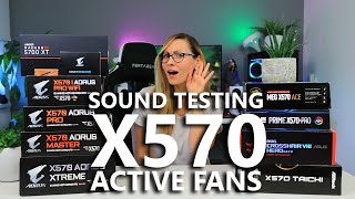 X570 Chipset Fan Noise Comparison - Who makes the quietest X570 motherboards?