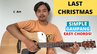 CHORD SIMPLE GAMPANG (Last Christmas - Wham!) (Tutorial Gitar) VIRAL! "a face on a lover"