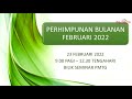 perhimpunan bulanan bil 2 2022