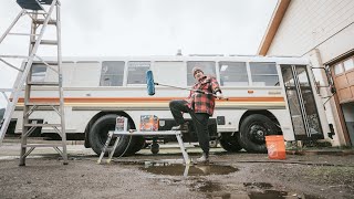 Random Days of Bus Life But We Did Wire Our Jeep TJ For Flat Towing and Put Hitches on the Bus.