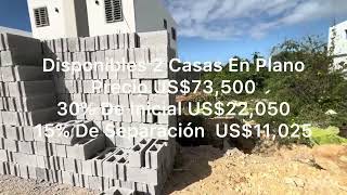 Casas  En Plano con Patio En Santo Domingo Este República Dominicana De Bajo Costo Desde US$73,500