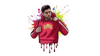 Cartoon Splatter Dripping Effect Photoshop Tutorial