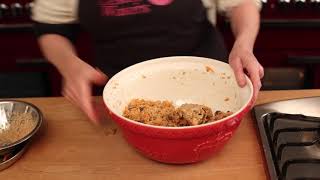 Lesley Waters demonstrates how to cook Instant Christmas Pudding