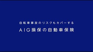 AIG損保：自転車事故のリスクもカバーするAIG損保の自動車保険