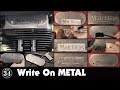 How To Write On Metal ? MATCHLESS Logo !