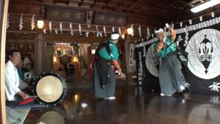 石鳩岡神楽桜山神社奉納「竜殿・天女」