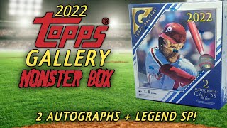 2022 Topps Gallery Monster Box with 2 Autographs!
