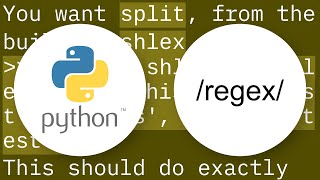 Split a string by spaces -- preserving quoted substrings -- in Python