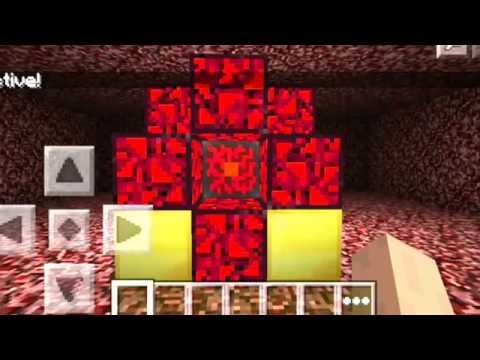 MinecrafTutorials: 0.9.4 How to Make a Nether Portal MCPE MinecrafTutorials: 0.9.4 How to Make a Nether Portal MCPE