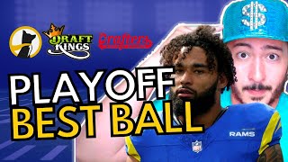 LAST Playoff Best Ball Drafts (Underdog, DraftKings, AND Drafters!)